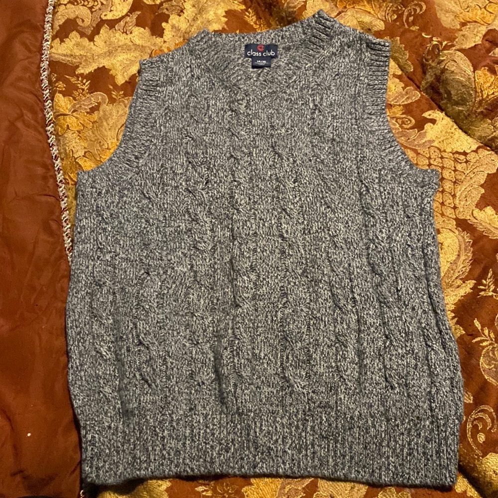 Boys Gray and Black sweater